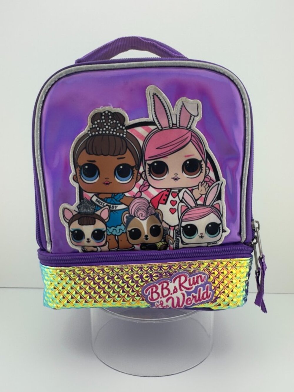 L.O.L. Surprise ! "B.Bs Run The World" Dual Compartment Insulated Lunch Bag